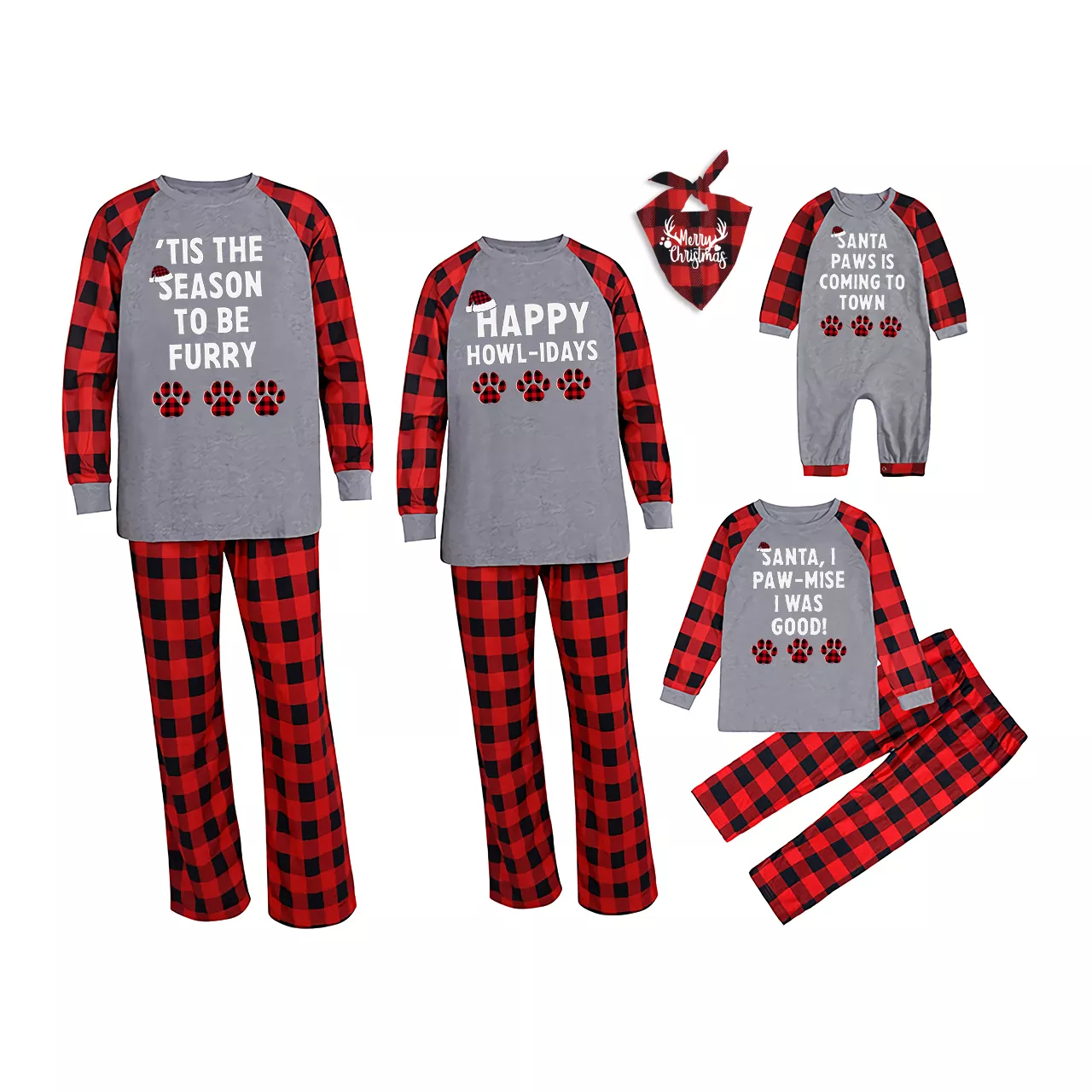 Tis The Season Christmas Family Matching Pajamas（customizable）