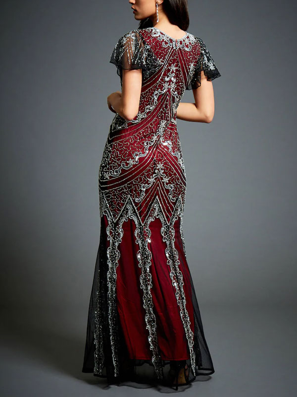 Art Deco Gatsby style evening dress