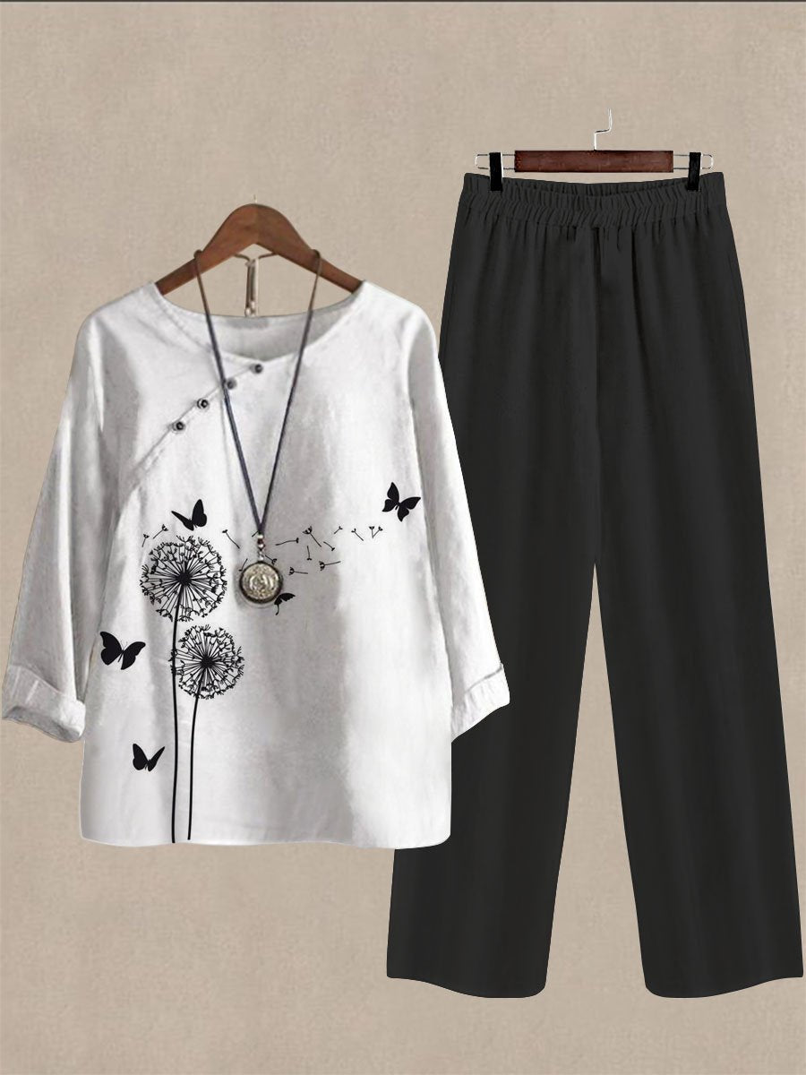 off white two piece outfit