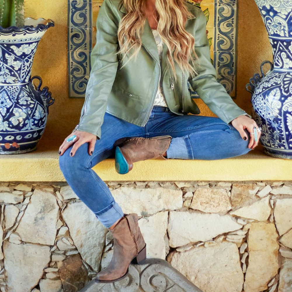 Women's Vintage Western Short Boots