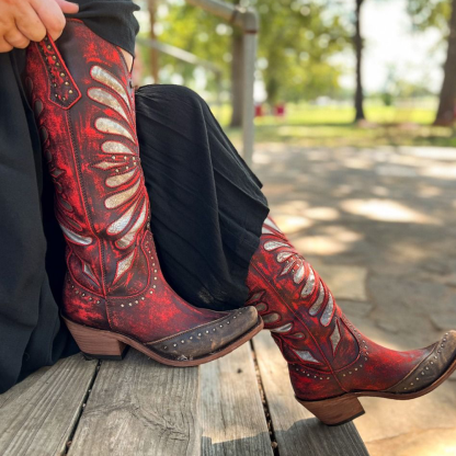 Women's Glory Vintage Rojo Boots