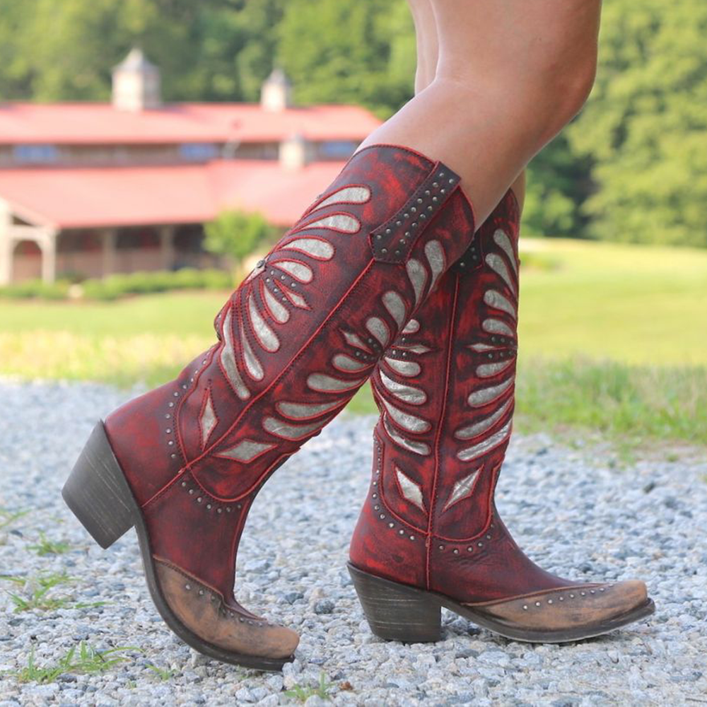 Women's Glory Vintage Rojo Boots