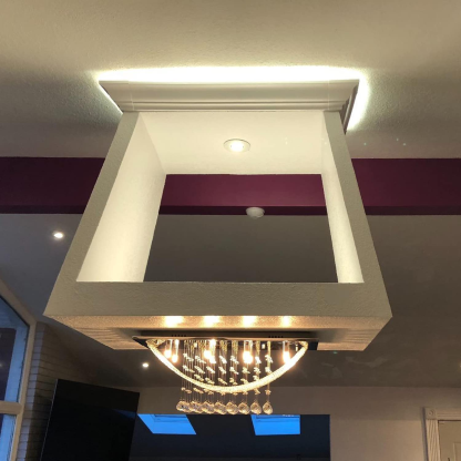 F8 Lights Crystal Ceiling Light Modern Flush Mount Crystal Chandelier 