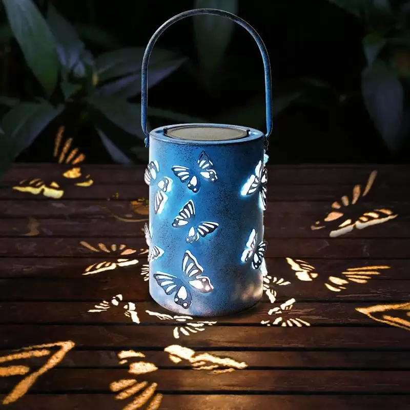 Solar Lamps Garden Lantern Butterfly Lights Decorative Table Lamp Gift