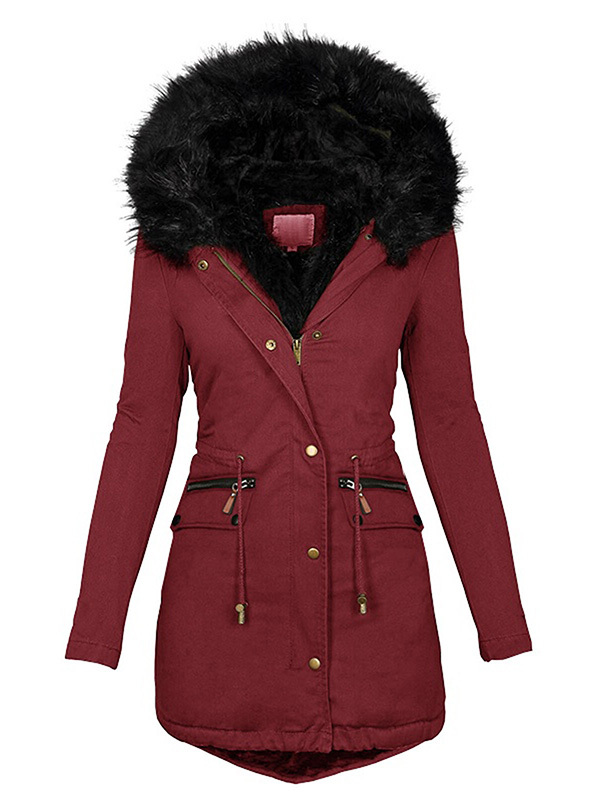 Fashion ladies casual thick winter coat