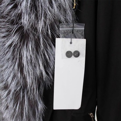 Women's Parka Fox Fur Coats Real Fur Winter Long Black Park Cotton Thi