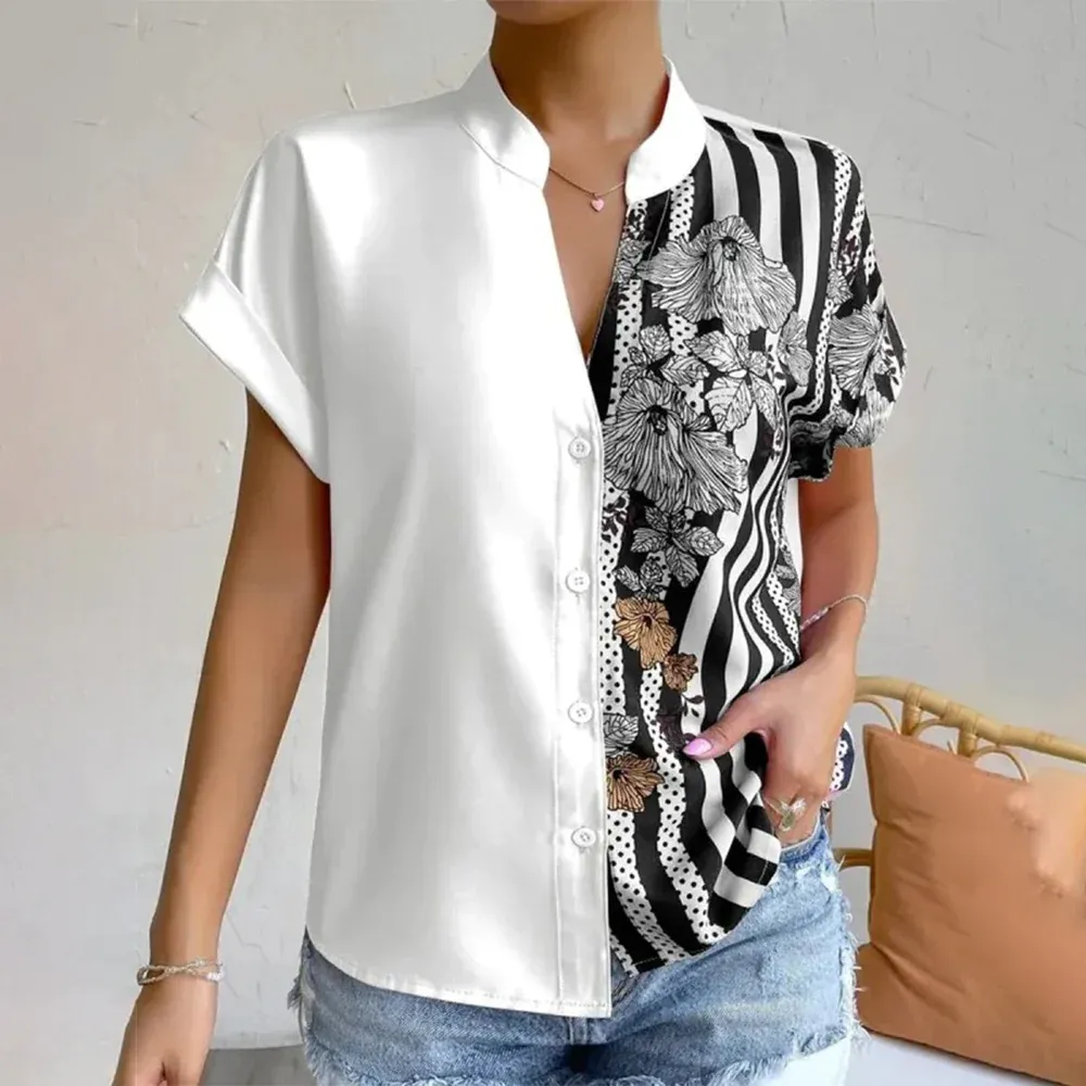 Casual Gift Print Shirt