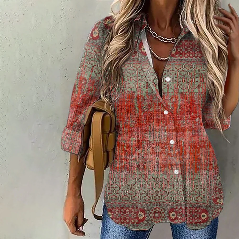 Casual Gift Print Shirt