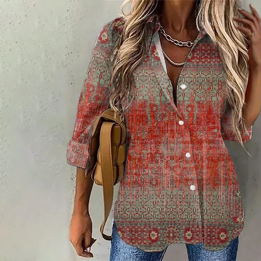 Casual Gift Print Shirt