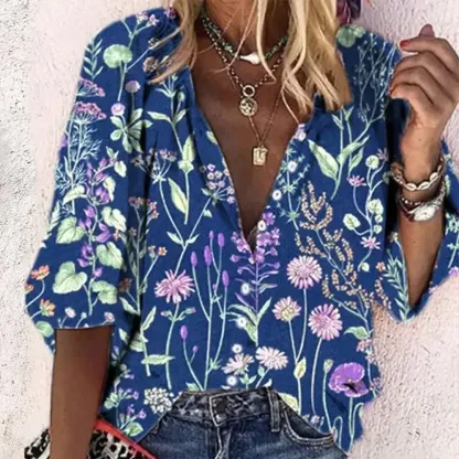 Casual Gift Print Shirt
