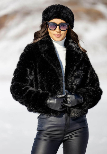 [Copy]Ivory Faux Fur Posh Jacket