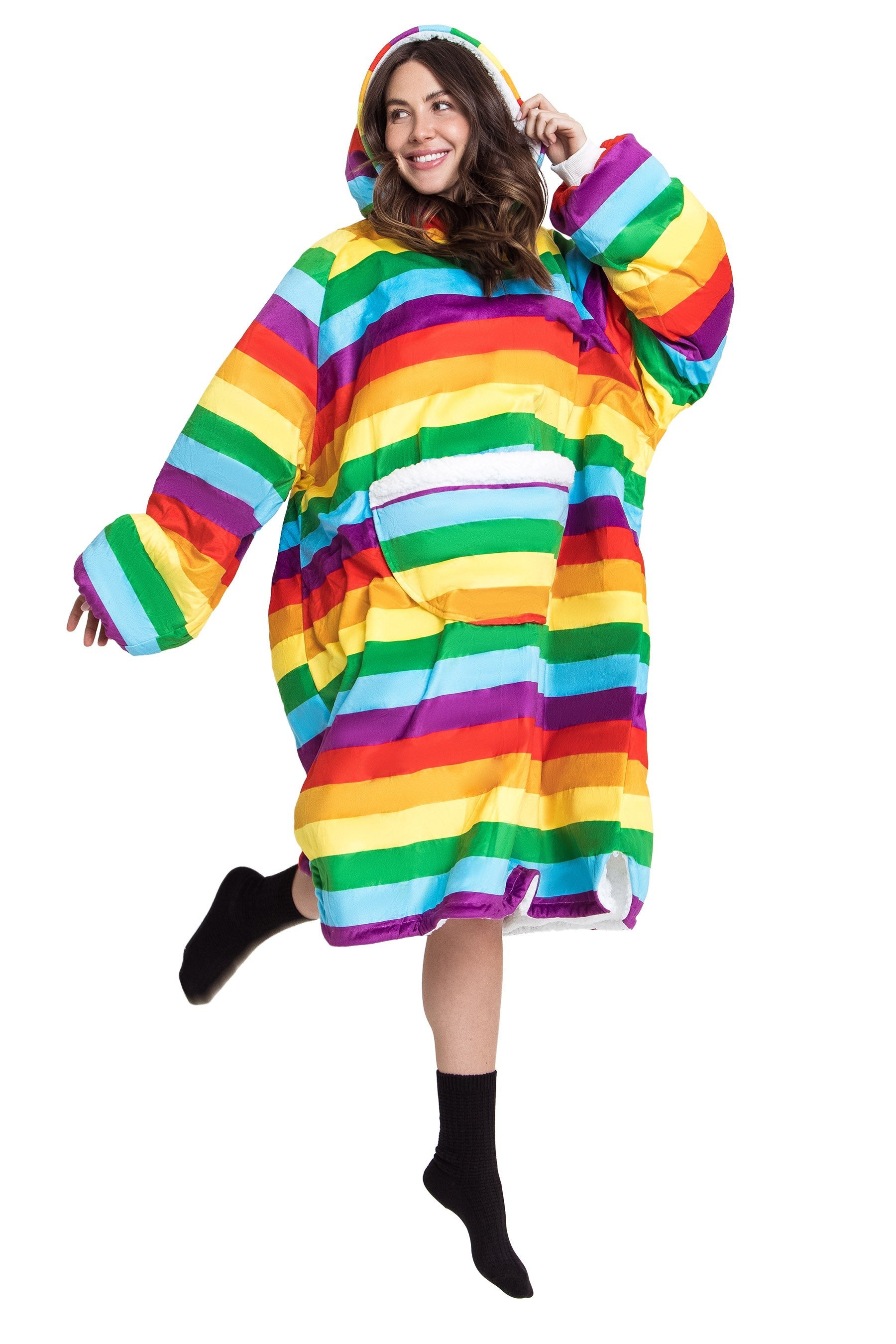 Hoodie Pocket Rainbow Hoodie