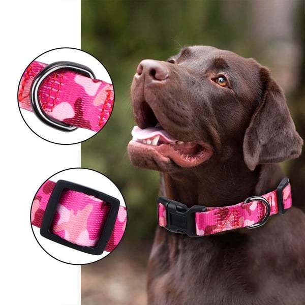 🐶2023 New - 49% OFF🐶Nylon Camouflage Adjustable LED Glow Dog Collar?