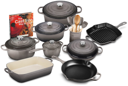 [🔥LIMITED TIME OFFER ONLY TODAY! ]20-PIECE SIGNATURE CAST IRON COOKWA