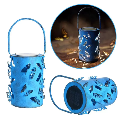 Solar Lamps Garden Lantern Butterfly Lights Decorative Table Lamp Gift