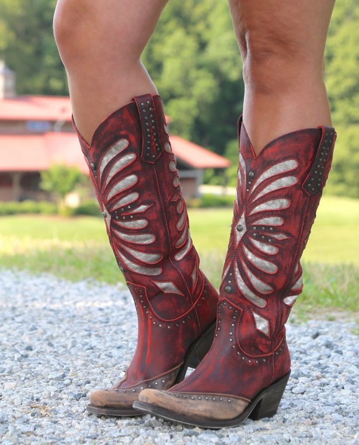 Women's Glory Vintage Rojo Boots