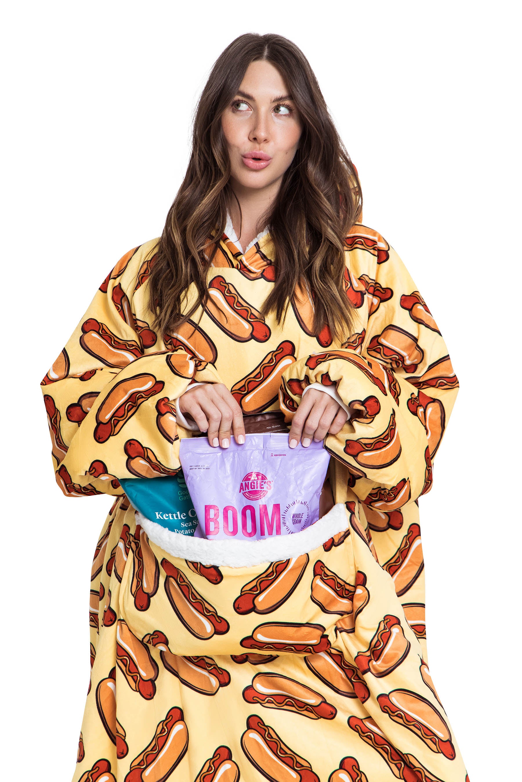 Hoodie Pocket  Hot Dog Hoodie