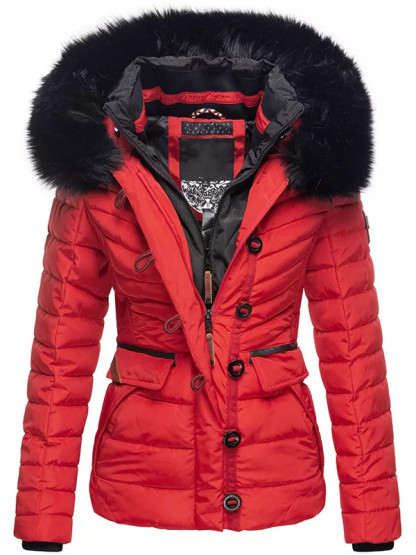 Ladies winter short parka coat