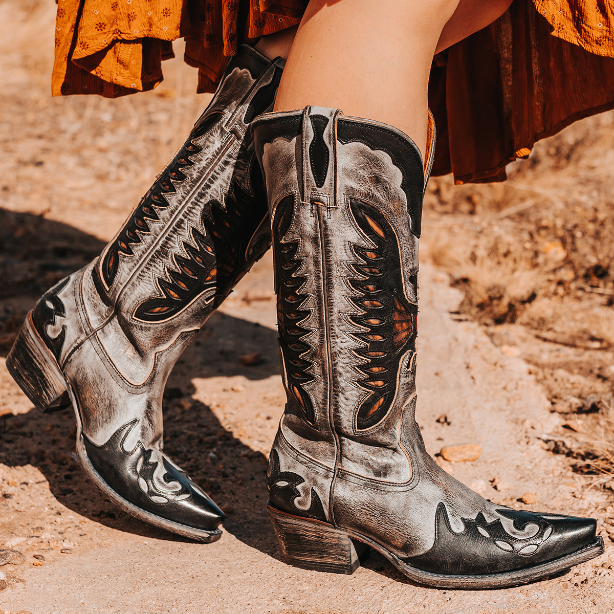 Women's Vintage Long Boots