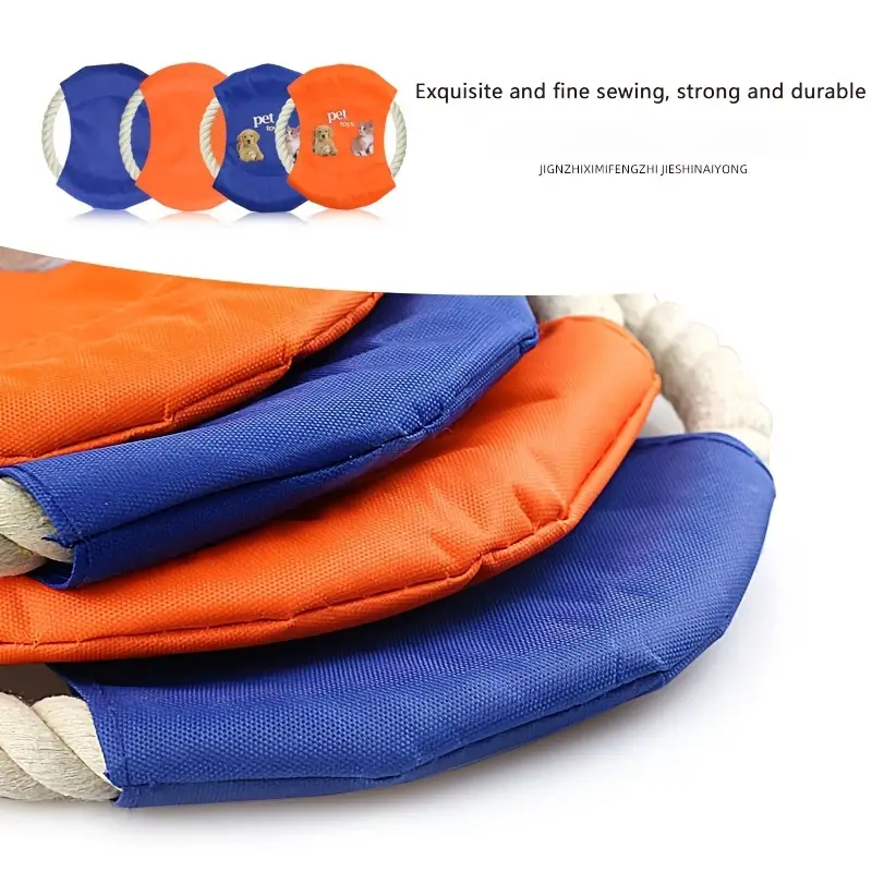 Dog Frisbee For Dog & Cat, Dog Frisbee For Outdoor Training, Bite Resi