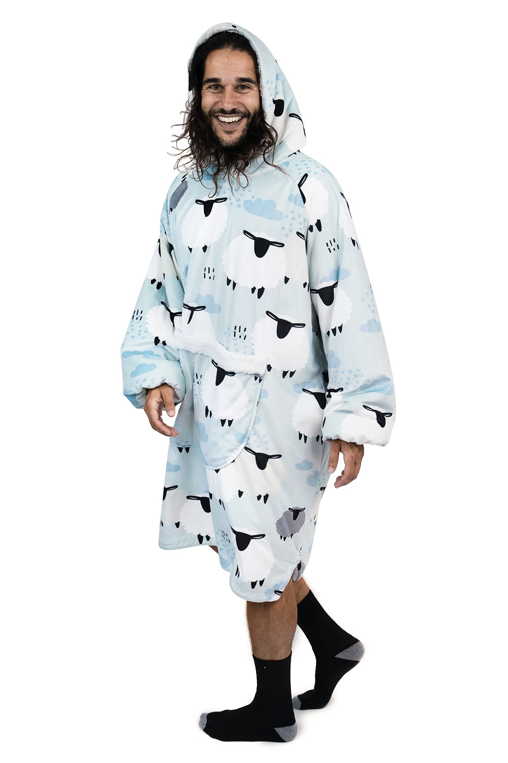 Hoodie Pocket  Sheep Blanket Hoodie