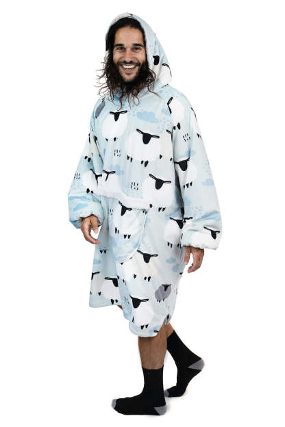 Hoodie Pocket  Sheep Blanket Hoodie
