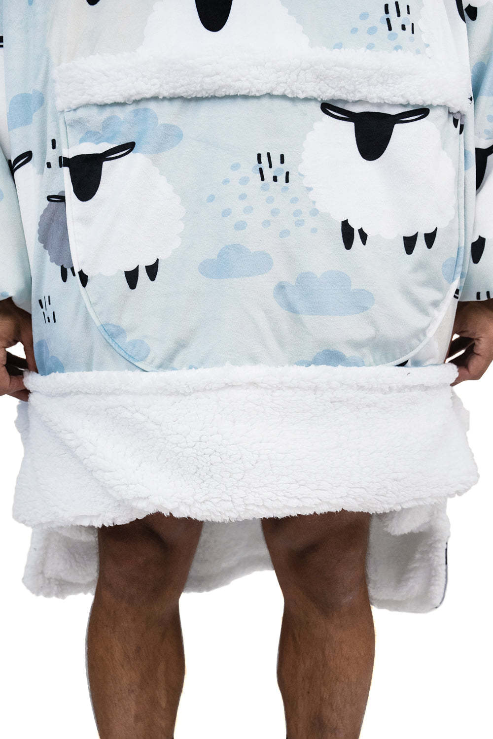 Hoodie Pocket  Sheep Blanket Hoodie