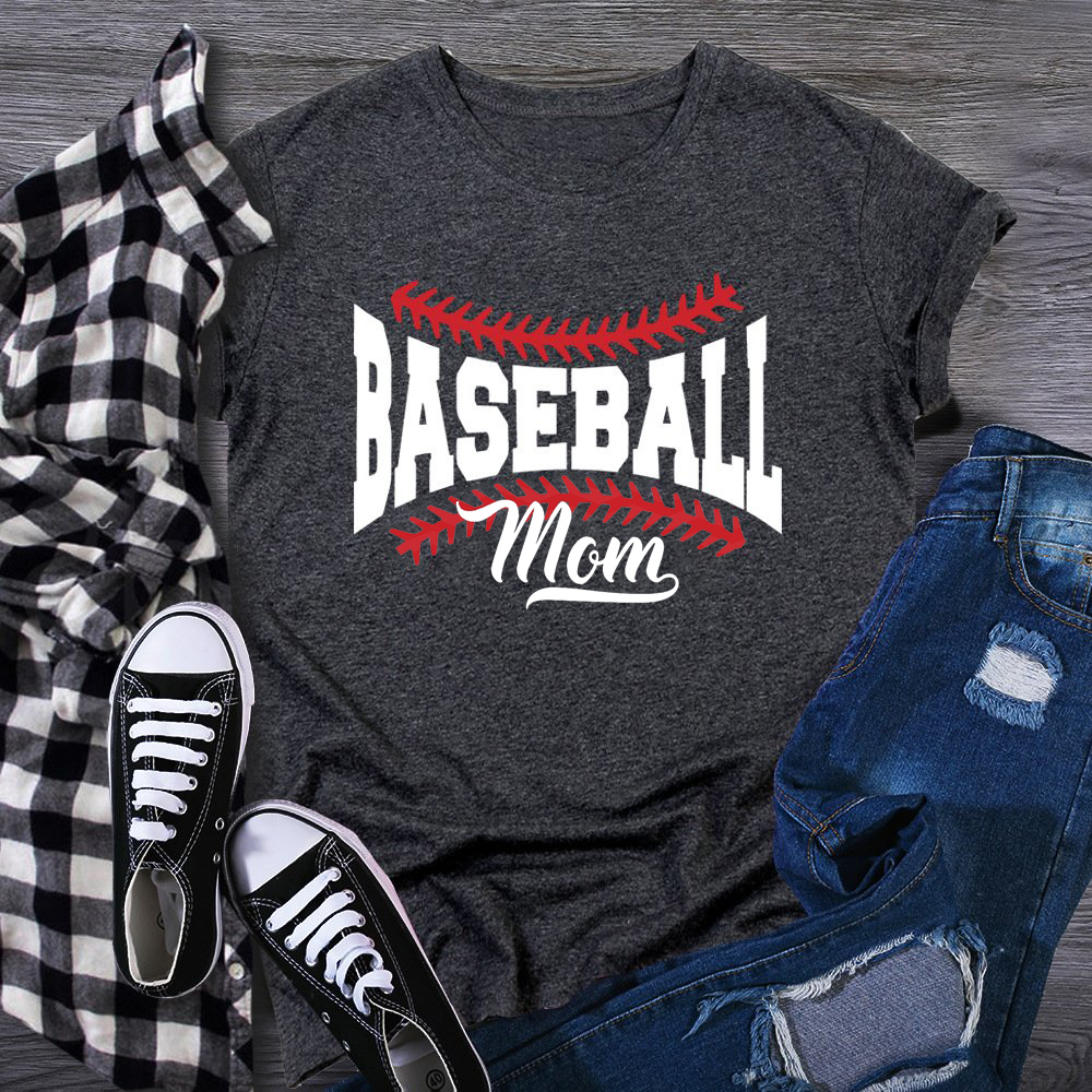 Women's America Baseball Mom T-Shirt