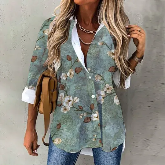 Casual Gift Print Shirt