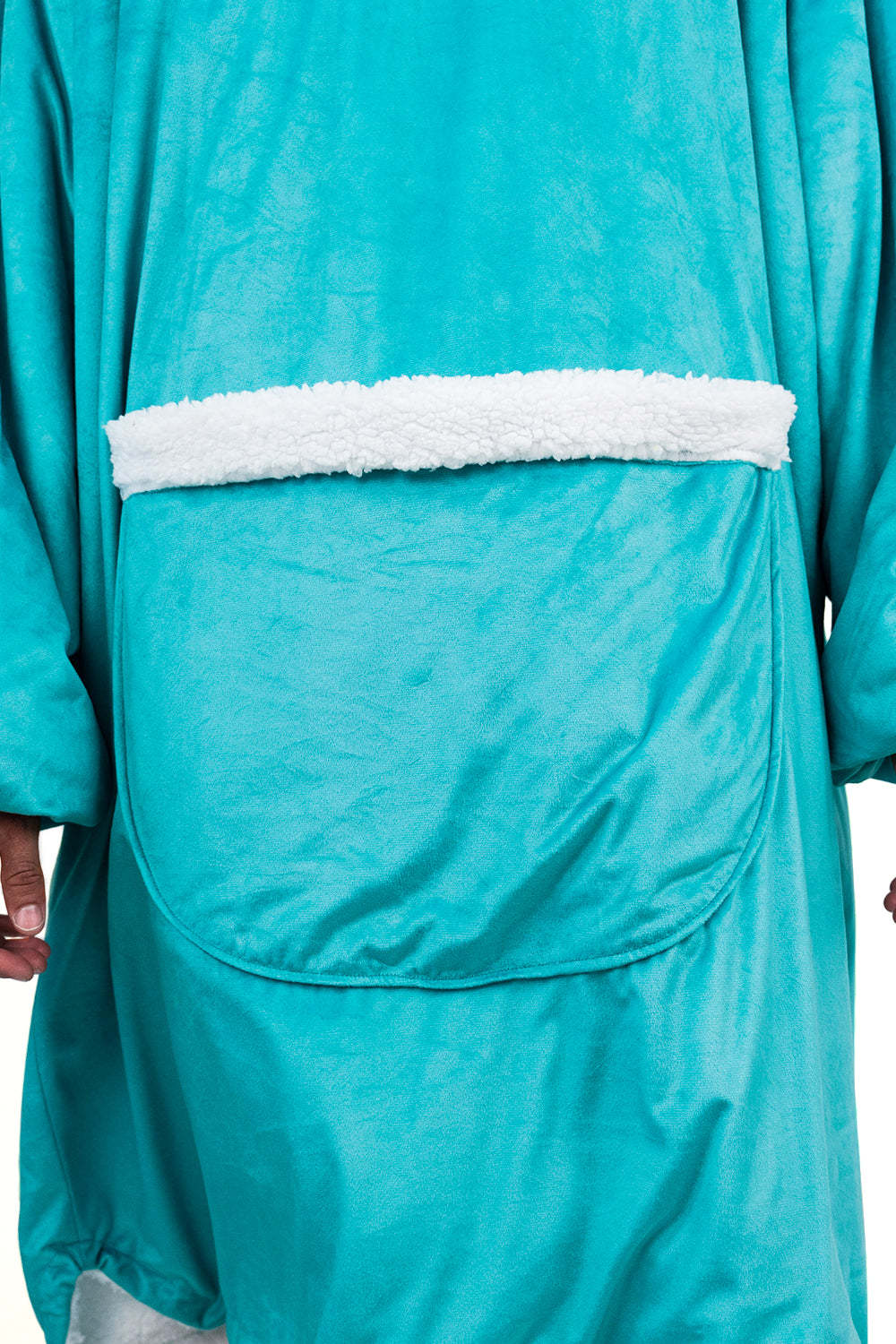 Hoodie Pocket  Tiffany Blue Blanket Hoodie