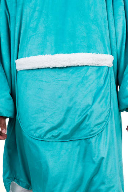 Hoodie Pocket  Tiffany Blue Blanket Hoodie