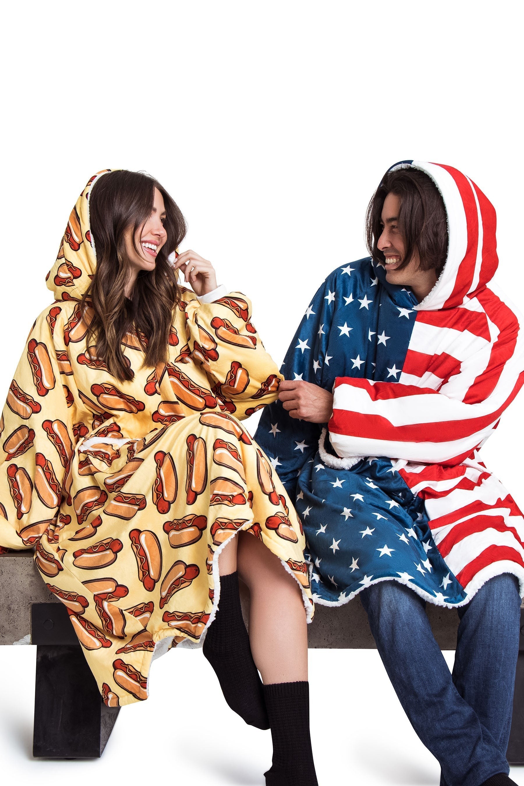 Hoodie Pocket Twin Pack Blanket Hoodies
