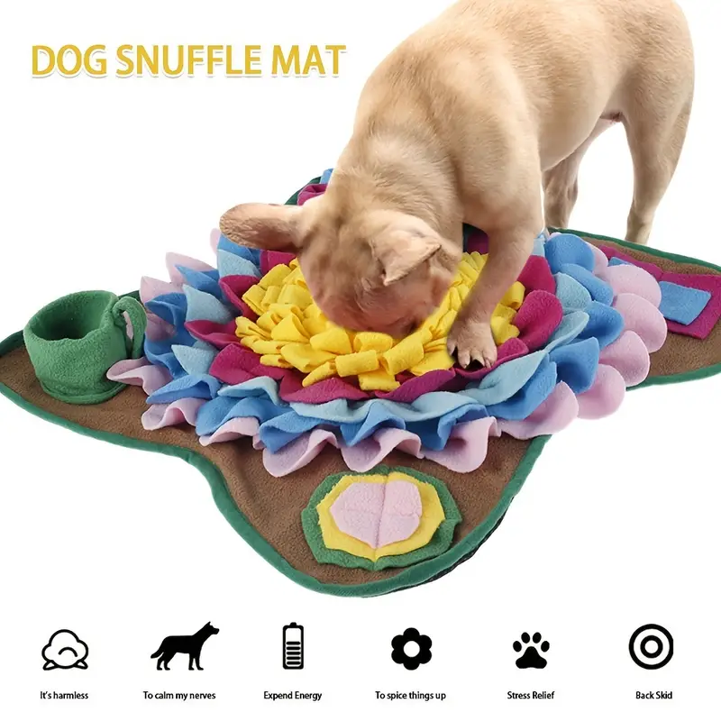 Dog Sniffing Pad, Interactive Pet Toy For Food Feeding, Hiding & Sniff