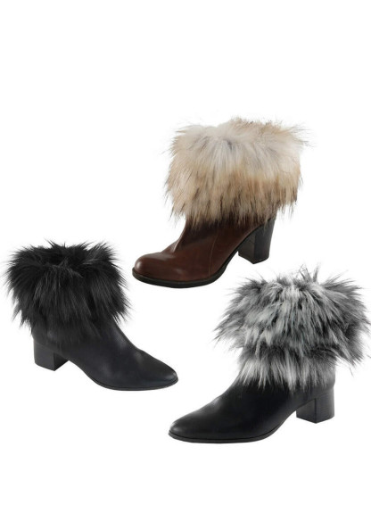 Wild Faux Fur Boot Toppers (Set of 3)