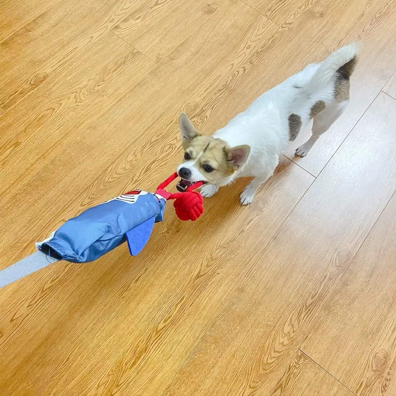 Dog Rope Squeaky Toys With Strong Handle