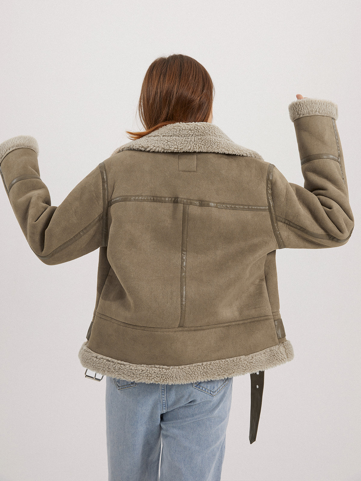 Teddybear Shearling Leather Jacket