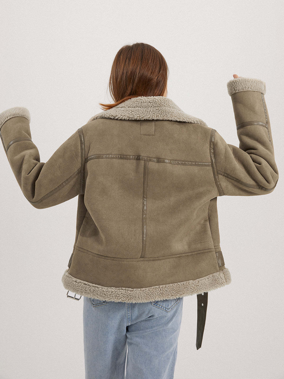 Teddybear Shearling Leather Jacket