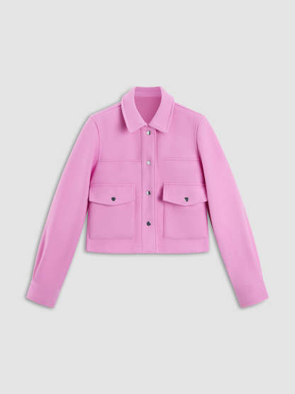 Pinky Wonderland Soft Collared Jacket