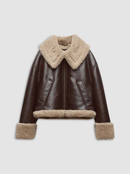 Madeleine Shearling Leather Jacket