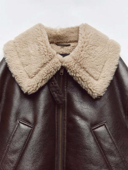 Madeleine Shearling Leather Jacket