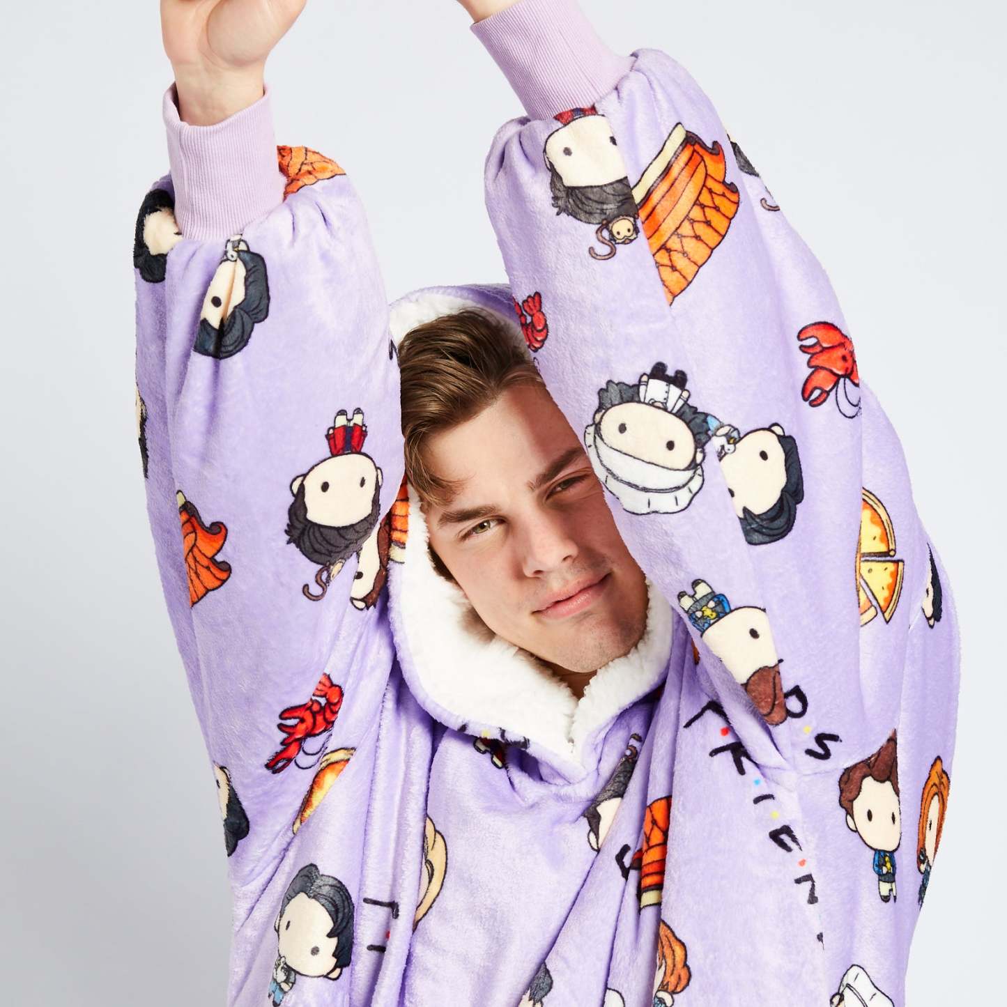 Friends Purple  Hoodies 