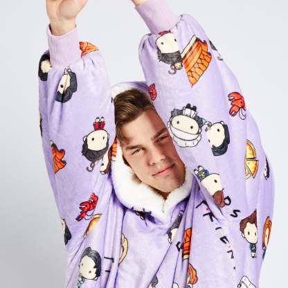 Friends Purple  Hoodies 