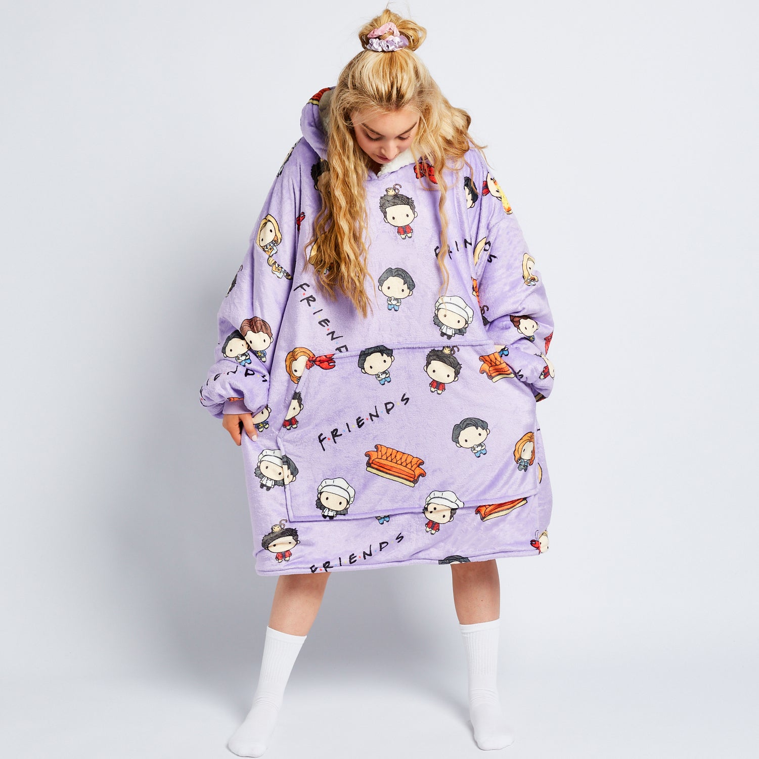 Friends Purple  Hoodies 