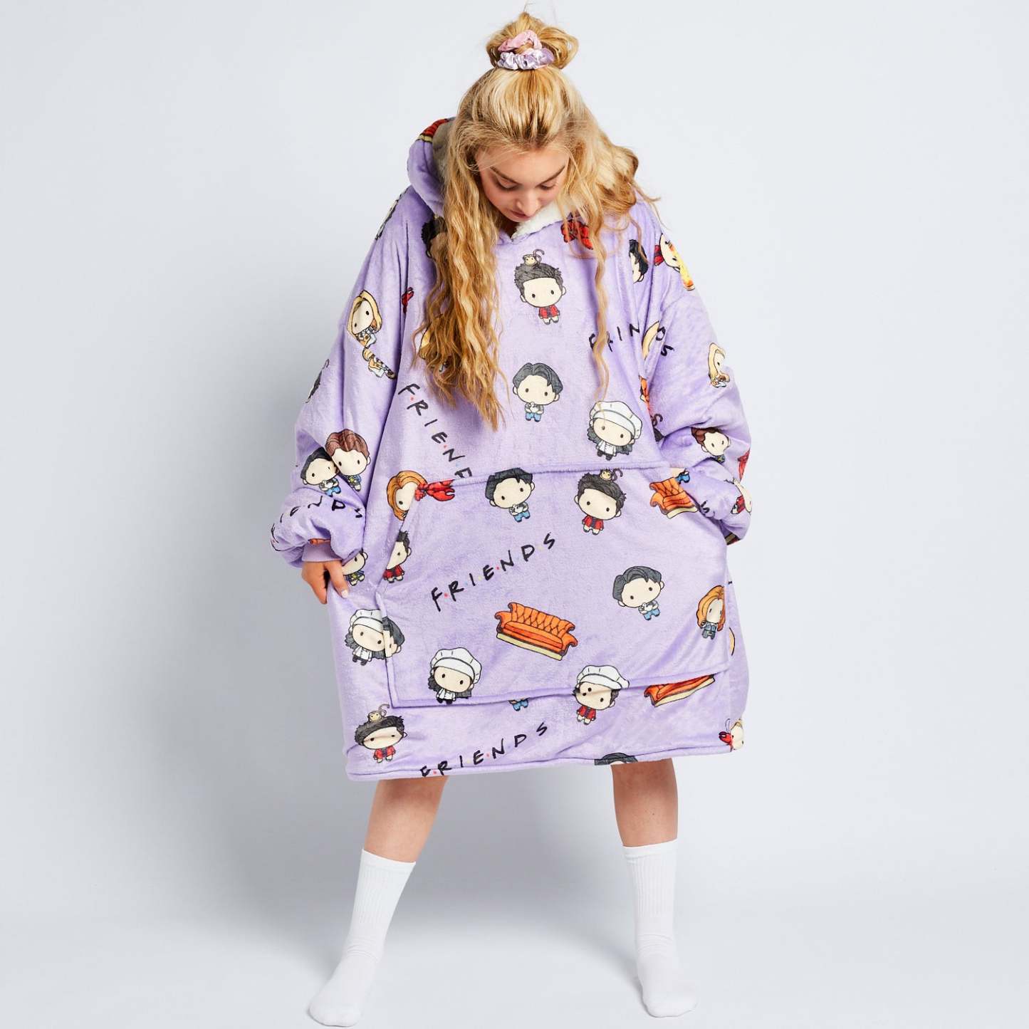 Friends Purple  Hoodies 