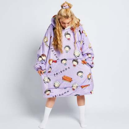 Friends Purple  Hoodies 