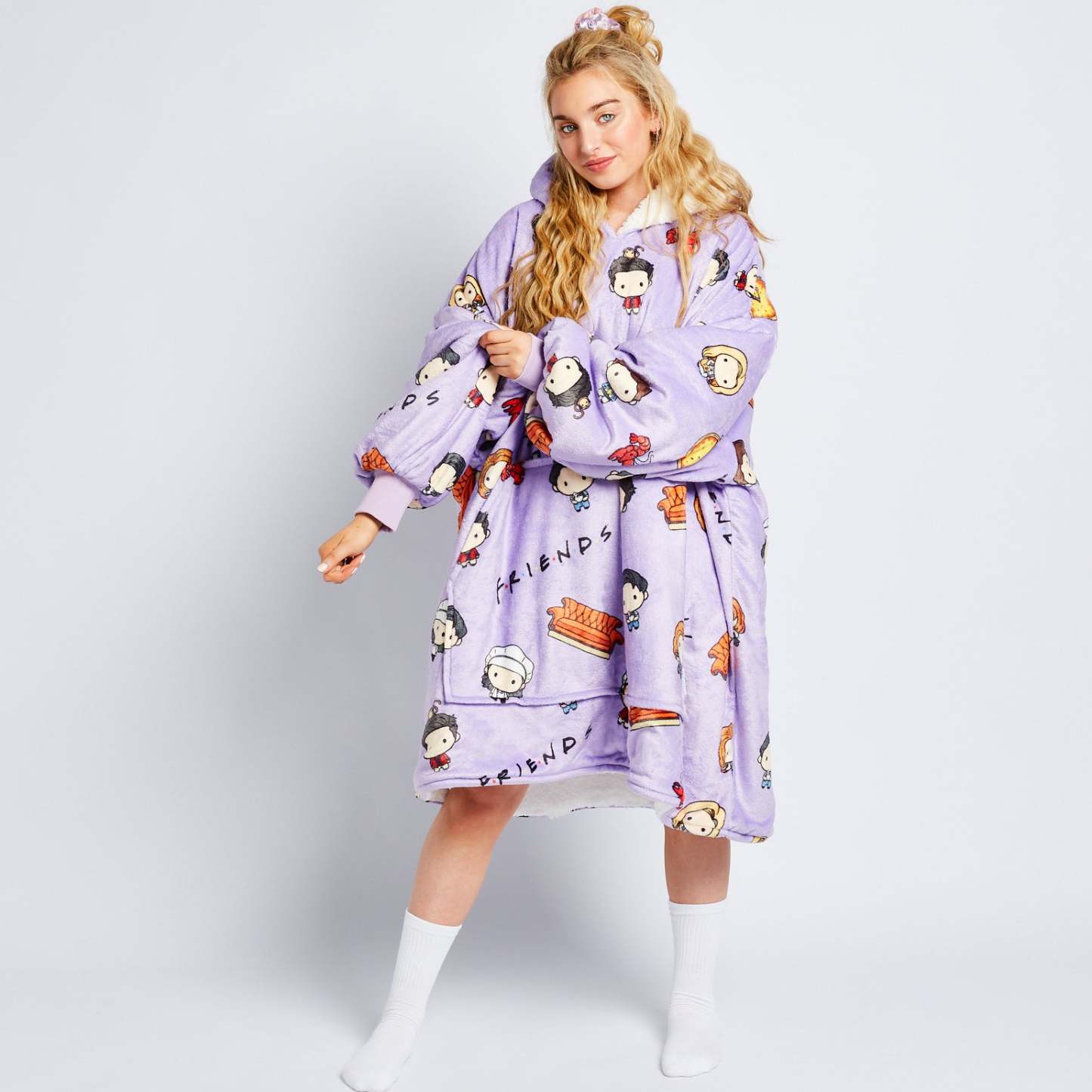 Friends Purple  Hoodies 