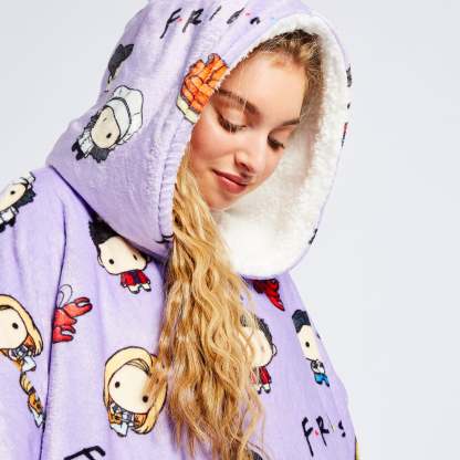 Friends Purple  Hoodies 