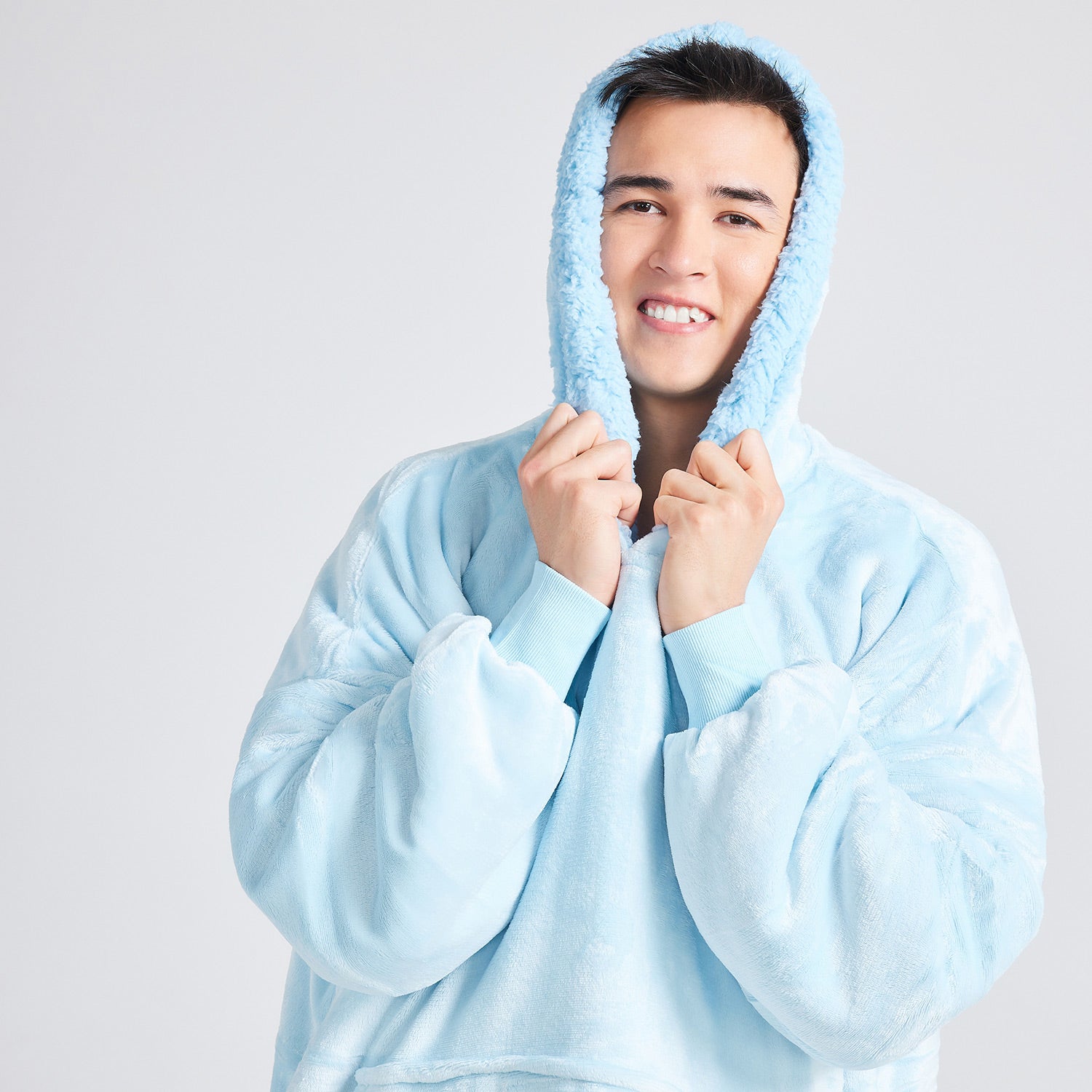 Blue  Hoodies 
