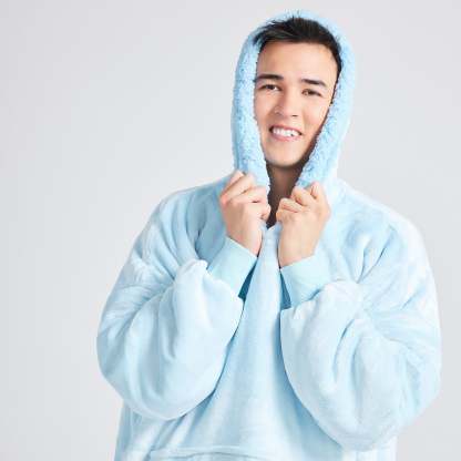 Blue  Hoodies 