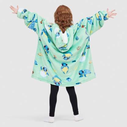 Turtle Recycled Kids Hoodies